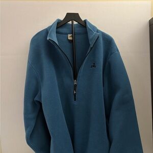 ENS Men's Blue Zip-Up Sweater